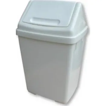 Odpadkový koš Výklopný odpadkový koš 15 l, bílý
