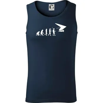 Evoluce rogalo - Tílko pánské Core - XL ( Námořní modrá (velmi tmavá - téměř černá) )