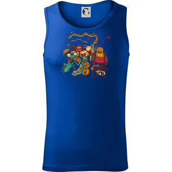 Muzikanti vyhrávají (Pecka Design) - Tílko pánské Core - S ( Královská modrá )