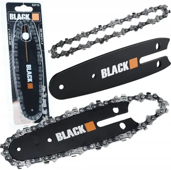 Pilová lišta VODÍCÍ LIŠTA NA ŘETĚZOVÉ PILY BATERIOVOU MINI PILU + ŘETĚZ 4" BLACK