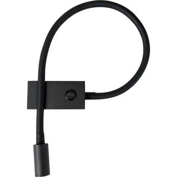 Lampička Nova Luce LED diodová nástěnná čtecí lampička Geneva - 3 W LED, černá NV 8126582