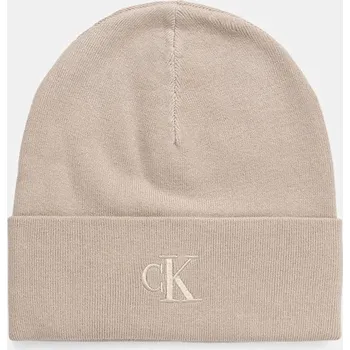 Čepice Čepice Calvin Klein LV04D8020G béžová 08X, vel. ONE SIZE