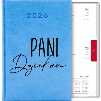 Kalendář Knižní kalendář 2026 A5 modrý