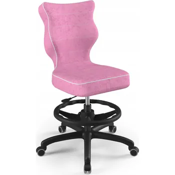 ENTELO otočná židle PRO DĚTI s podnožkou Petit růžová Visto r.5