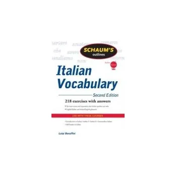 Cizojazyčná kniha Schaum's Outline of Italian Vocabulary, Second Edition - Bonaffini, Luigi a Clark, Fiorenza Consonni a Schmitt, Conrad
