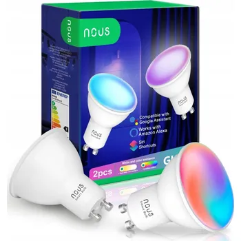 Žárovka ŽÁROVKA NOUS P8 Smart WIFI RGB Žárovka GU10 (2 ks)