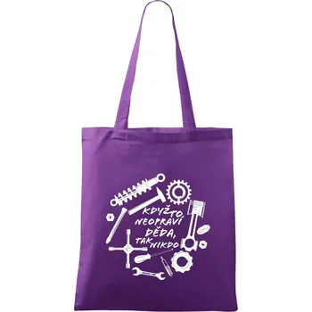 Automechanik - Když to neopraví děda - Taška bavlněná - 42 x 38 cm ( Fialová )