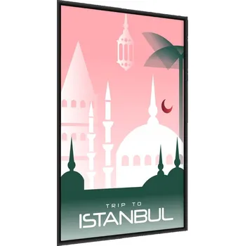 Obraz Plakát na zeď Istanbul ARCHITEKTURA Dekor 50x70 v rámu 50 x 70 cm