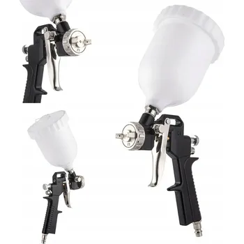 Stříkací pistole Lakýrnická pistole pro malování s nádržkou 600 ml tryska 1,5 mm HVLP