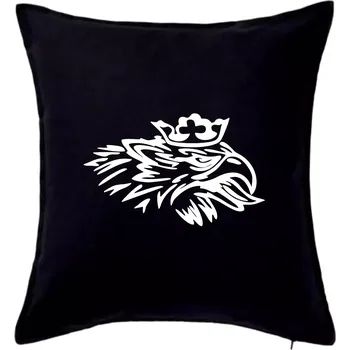 Polštář Rozezlený orel - Polštář 50x50 - 50x50 - Pouze potah ( Černá )