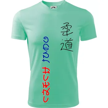 Judo Czech - Dětské triko sportovní (dresovina) - 146 cm/10 let ( Mátová )