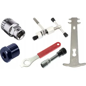 Sada nářadí KLÍČ SADA NA DEMONTÁŽ KLIK, VOLNOBĚŽKY A STŘEDOVÉHO SLOŽENÍ, MĚŘICÍ NÁSTROJE, SADA CYKLISTICKÉHO NÁŘADÍ