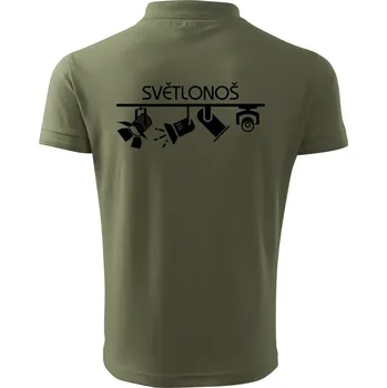 Pánská košile Osvětlovač - světlonoš - Polokošile pánská Pique Polo 203 - 2XL ( Khaki )