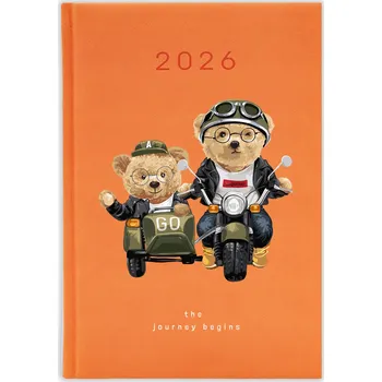 Kalendář Knižkový kalendář 2026 A5 FunnyCase modrý