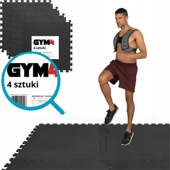 podložka na cvičení Podložka na cvičení GYM4 60 cm x 60 cm šedá