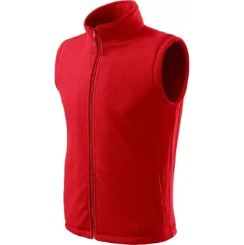 Next fleece vesta unisex červená XS