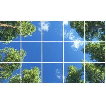 Dětské svítidlo Dekorativní LED svítidlo - LED panel ORTUS - motiv stromy 2 - sada 15 panelů