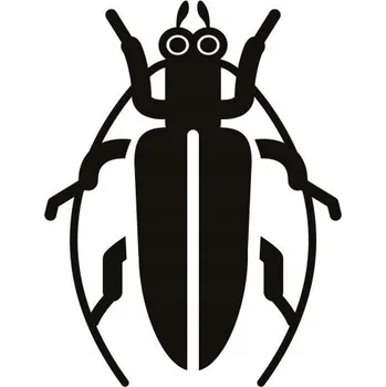 Samolepící dekorace Samolepka na stěnu červ hmyz 15x11 cm