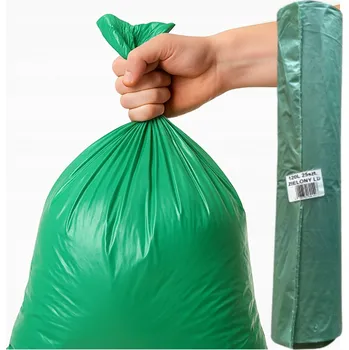 Pytle na odpadky Pytle na tříděný odpad na sklo Raz Dwa 120 l, 25 ks