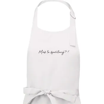 Kuchyňská zástěra Matematika - máš to spočítaný - Dámská zástěra na vaření - Univerzální velikost ( Bílá )