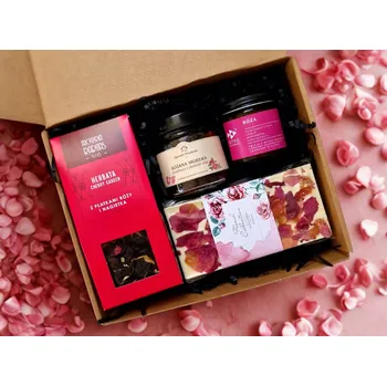 Kosmetická sada Dárková sada Růže - dárkový box, nápad na dárek
