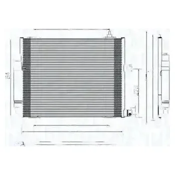 Výparník klimatizace Magneti Marelli 350203886000 Kondenzátor klimatizace (chladič klimatizace)