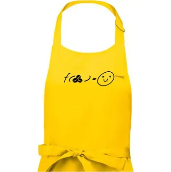 Kuchyňská zástěra Matematická funkce - káva - Pánská zástěra na vaření - Univerzální velikost ( Žlutá )