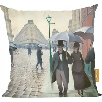 Polštář Polštář Paříž. Deštivý den Gustave Caillebotte