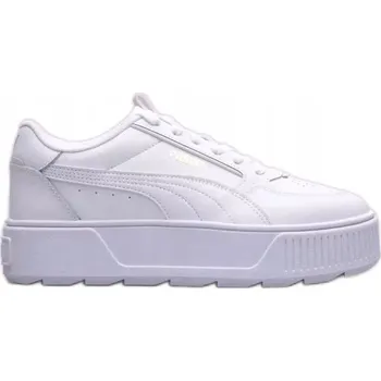 Dámské tenisky Dámské bílé tenisky na platformě Puma Karmen, kožené, velikost vel.