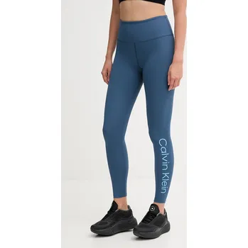 Dámské legíny Tréninkové legíny Calvin Klein Performance LVGWS5L613 modrá 55X, vel. XL