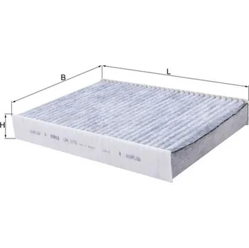 Ventilátor topení a klimatizace Filtr, vzduch v interiéru KNECHT LAK 1173