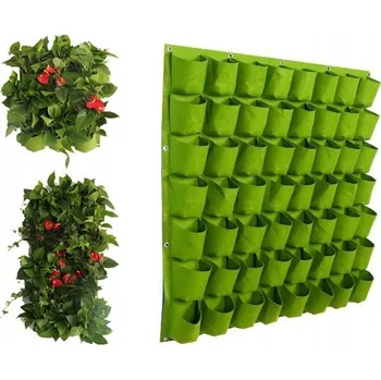 Obraz Květináč plst zelený ITIMPORT 2 cm x 100 cm x 100 cm