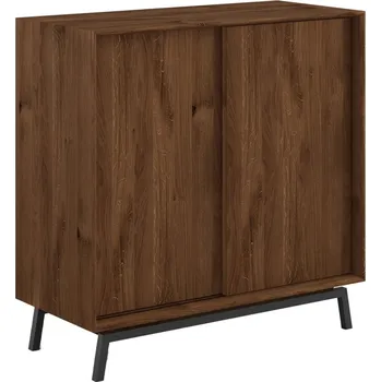 Komoda Massivo.cz Komoda s barem (vinotékou) Modern Loft 2d, hnědá, dub, masiv