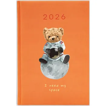 Kalendář Knižkový kalendář 2026 A5 FunnyCase modrý