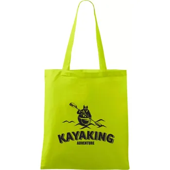 Kayaking adventure - Taška bavlněná - 42 x 38 cm ( Limetková )