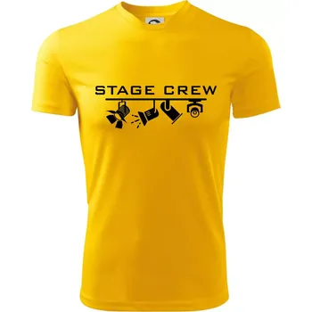 Osvětlovač - stagecrew - Dětské triko sportovní (dresovina) - 158 cm/12 let ( Žlutá )
