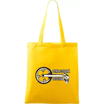 Cyklistická legenda - Taška bavlněná - 42 x 38 cm ( Žlutá )