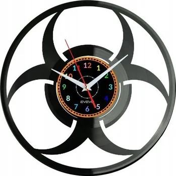 Hodiny RESIDENT EVIL NÁSTĚNNÉ HODINY DEKORATIVNÍ MODERNÍ VINYLOVÁ DESKA