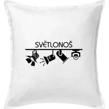 Polštář Osvětlovač - světlonoš - Polštář 50x50 - 50x50 - Pouze potah ( Bílá )