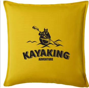 Polštář Kayaking adventure - Polštář 50x50 - 50x50 - Pouze potah ( Žlutá )