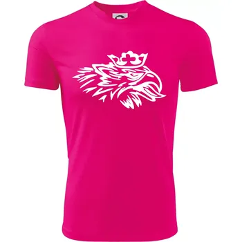 Chlapecké oblečení Rozezlený orel - Dětské triko sportovní (dresovina) - 134 cm/8 let ( Neon Pink )