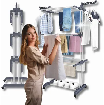 Sušák na prádlo Sušák na prádlo Sternhoff, volně stojící, skládací, balkonový, 8 ramen, 40 kg