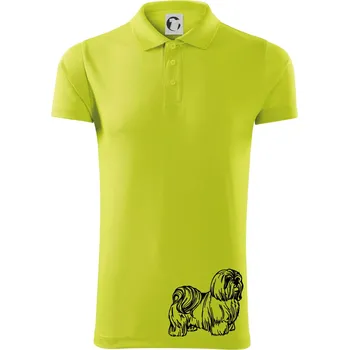 Pánská košile Shih-tzu - chlupatý - Polokošile Victory sportovní (dresovina) - 3XL ( Limetková )