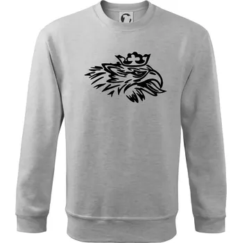 Chlapecké tričko Rozezlený orel - Mikina Essential dětská - 158 cm/12 let ( Světlešedý Melír )