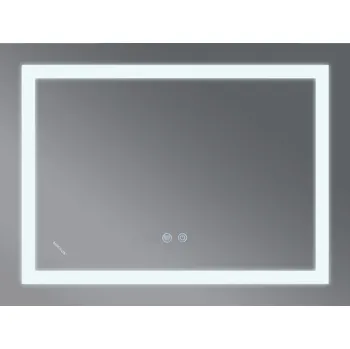 Zrcadlo Mixxus Koupelnové zrcadlo s LED osvětlením, protizamlžovací funkcí a regulací jasu, MR12-80×70-REVERSE WARM | MR12-80×70-REVERSE WARM