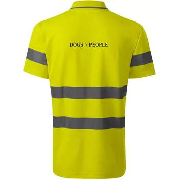 Dogs > People - HV Runway 2V9 - Reflexní polokošile - M ( Neonově žlutá )