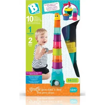 Hračka pro nejmenší B-Kids žirafí věž XL pro děti