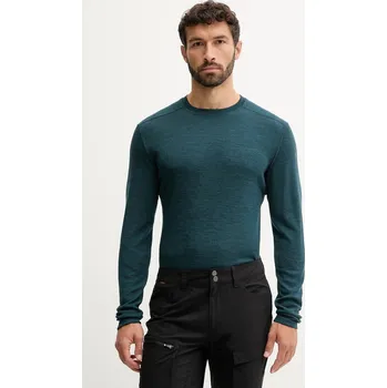 Funkční triko s dlouhým rukávem Smartwool Classic Thermal Merino SW016350 zelená 96X, vel. M