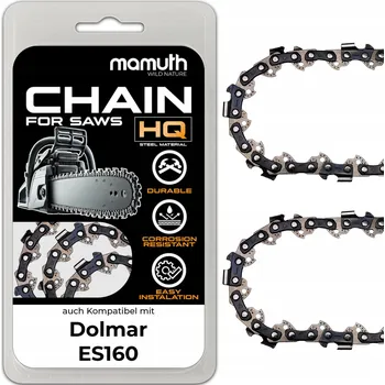 Pilový řetěz 2x Řetěz 35 cm pro pilu Dolmar ES160, 1,3 mm, 3/8", 52 článků