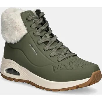 Dámská zimní obuv Sněhule Skechers 167274 zelená 87X, EUR 37